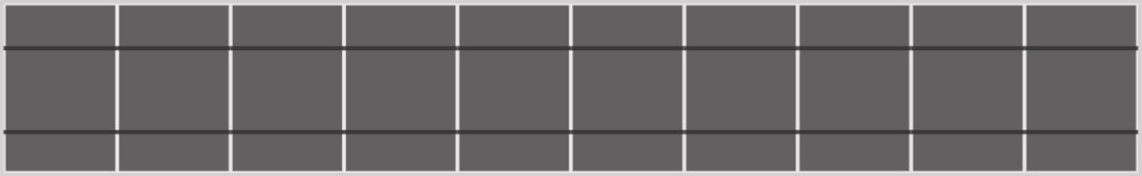 Clickfit Evo Pannendak  Portrait 1 rij van 10 panelen