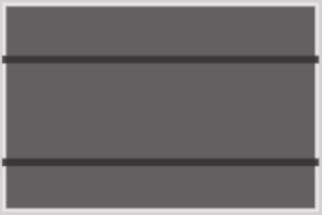 Clickfit Evo Pannendak  Landscape 1 rij van 1 paneel horizontale rails