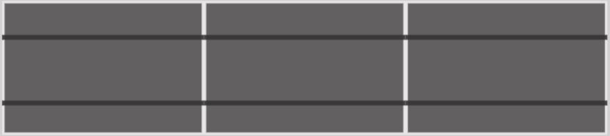 Clickfit Evo Pannendak  Landscape 1 rij van 3 panelen horizontale rails