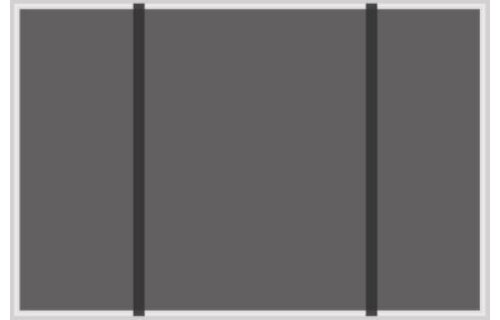 Clickfit Evo Pannendak Landscape 1 kolom van 1 paneel verticale rails