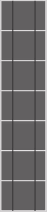 Van der Valk Pannendak Landscape 1 kolom van 7 panelen