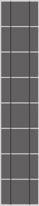 Van der Valk Pannendak Landscape 1 kolom van 8 panelen