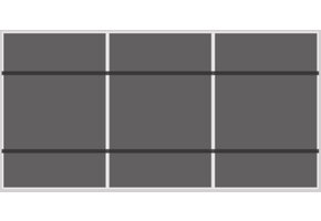 Solar Construct Pannendak Portrait 1 rij van 3 panelen