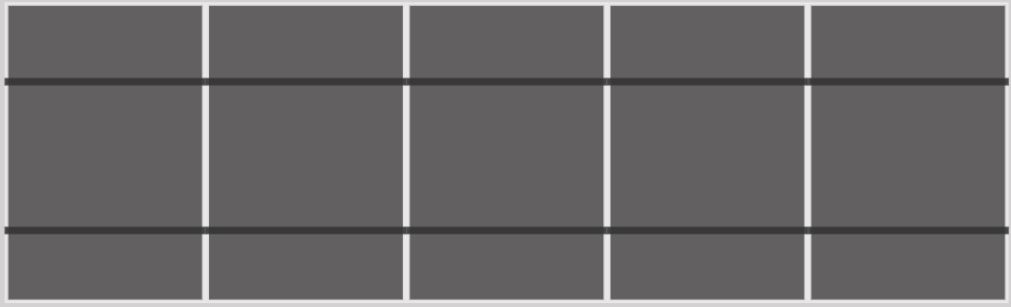 Solar Construct Pannendak Portrait 1 rij van 5 panelen