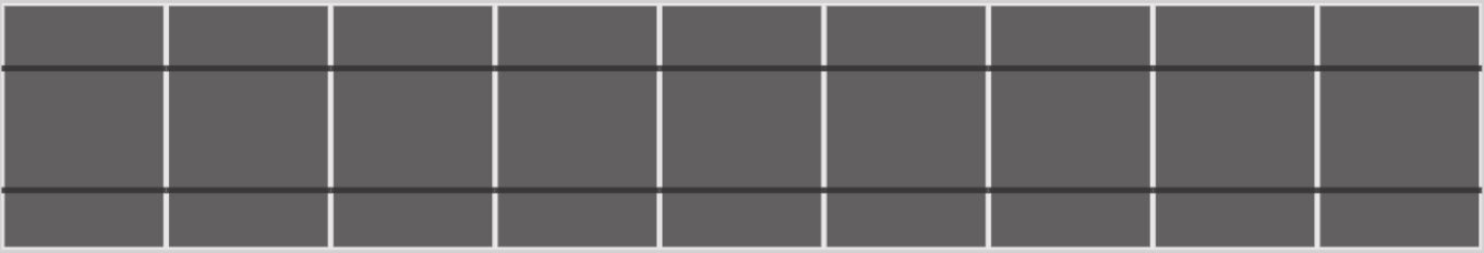 Solar Construct Pannendak Portrait 1 rij van 9 panelen