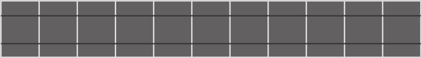 Solar Construct Pannendak Portrait 1 rij van 11 panelen