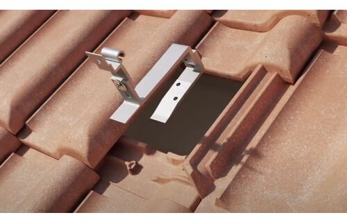 Solar Construct Pannendak Portrait 1 rij van 10 panelen