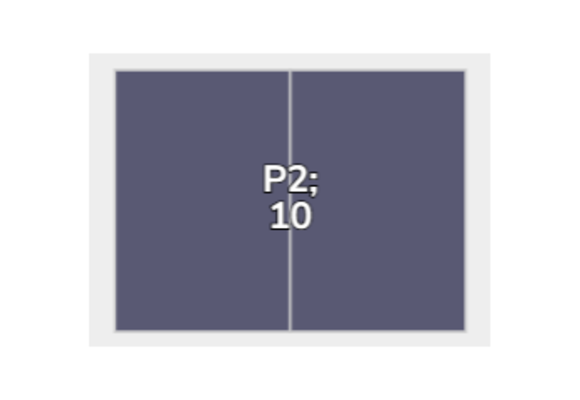 Flatfix Fusion 1 Rij van 1 dakje Oost/West Opstelling (2 panelen) landscape
