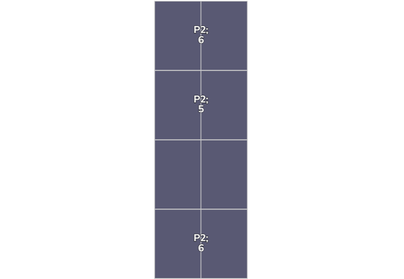 Flatfix Fusion 4 Rijen van 1 dakje Oost/West Opstelling (8 panelen) landscape