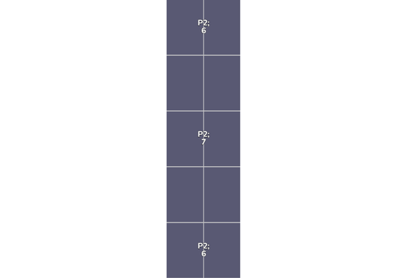 Flatfix Fusion 5 Rijen van 1 dakje Oost/West Opstelling (10 panelen) landscape