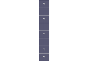 Flatfix Fusion 8 Rijen van 1 dakje Oost/West Opstelling (16 panelen) landscape