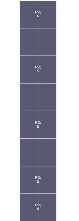Flatfix Fusion 8 Rijen van 1 dakje Oost/West Opstelling (16 panelen) landscape