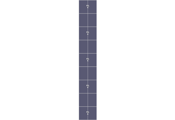 Flatfix Fusion 9 Rijen van 1 dakje Oost/West Opstelling (18 panelen) landscape