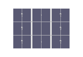 Flatfix Fusion (3x) 3 Rijen van 1 dakje Oost/West Opstelling (18 panelen) landscape