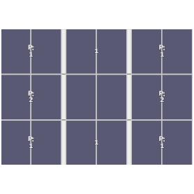 Flatfix Fusion (3x) 3 Rijen van 1 dakje Oost/West Opstelling (18 panelen) landscape