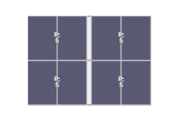 Flatfix Fusion (2x) 2 Rijen van 1 dakje Oost/West Opstelling (8 panelen) landscape