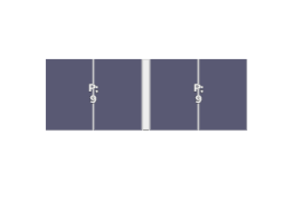 Flatfix Fusion (2x) 1 Rij van 1 dakje Oost/West Opstelling (4 panelen) landscape