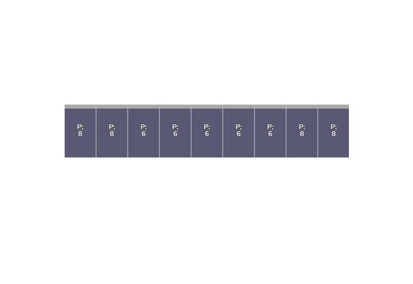 Flatfix Fusion 1 rij van 9 panelen Portrait Zwart