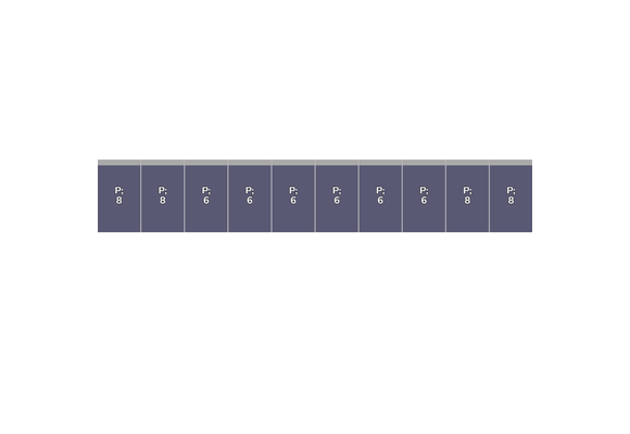 Flatfix Fusion 1 rij van 10 panelen Portrait Zwart