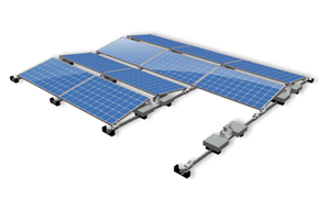 Van der Valk 4 Rijen van 1 dakje Oost/West Opstelling (8 panelen) landscape