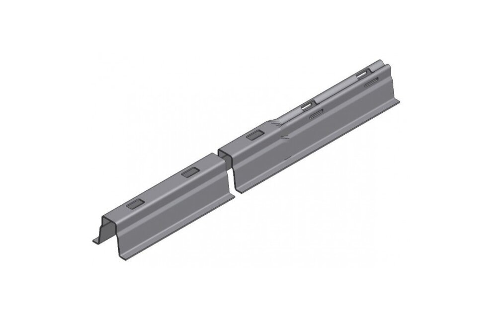 Van der Valk 741804400 Verz. dakdrager L4400x1,5mm + koppelstuk 87mm