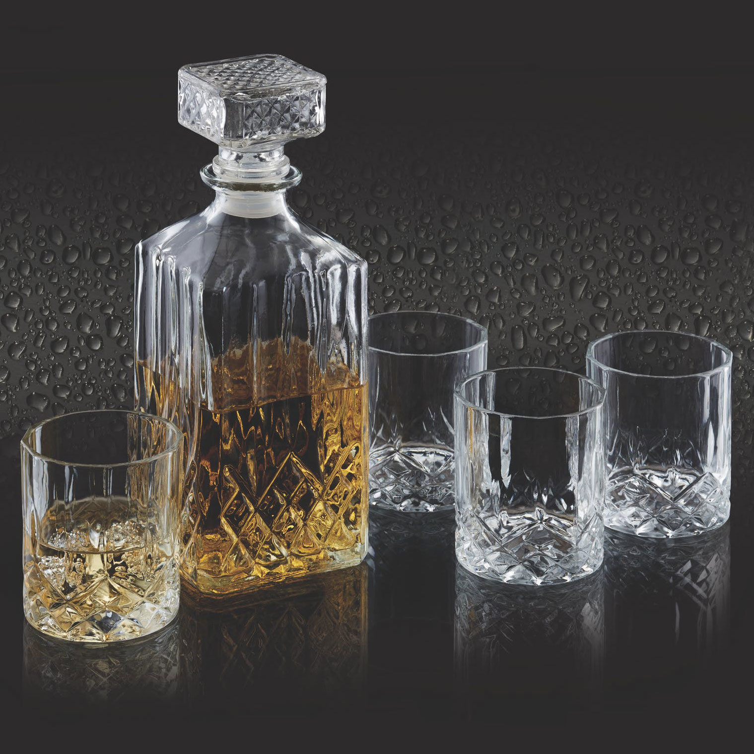 Evalueerbaar Slapen deugd Whisky Decanter Set - 5 Delig | €16.95 | DrankKoning.nl