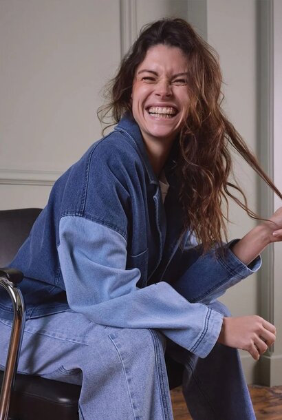 Lua denim pants