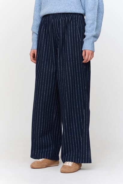broek strepen blauw