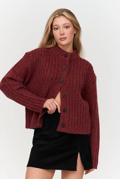 bordeaux cardigan