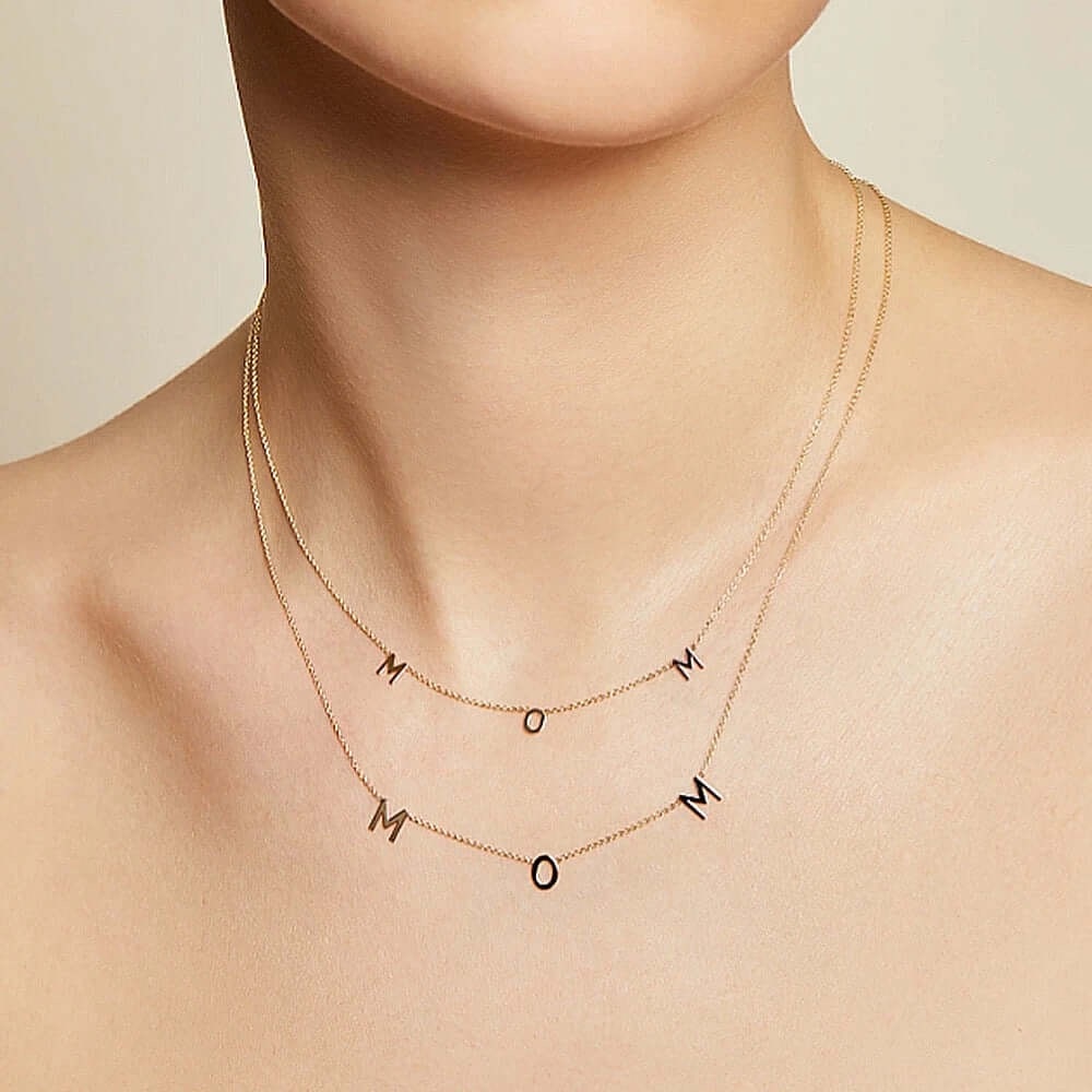 MOM ketting goud - Copy-1