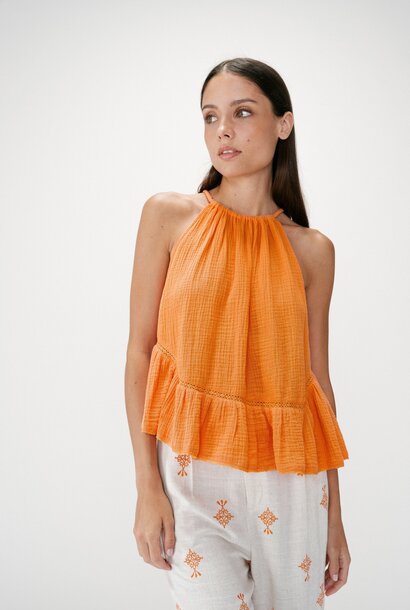 Widy top  orange