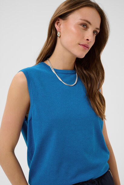 Mila vest blauw