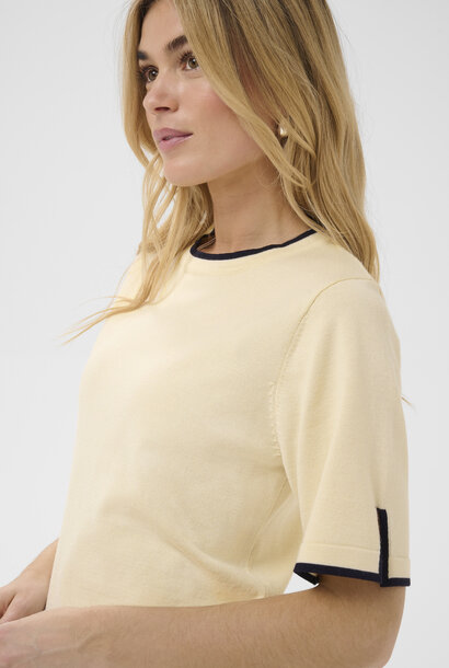 mila contrast stripe pullover