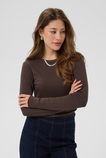 olalia blouse bruin