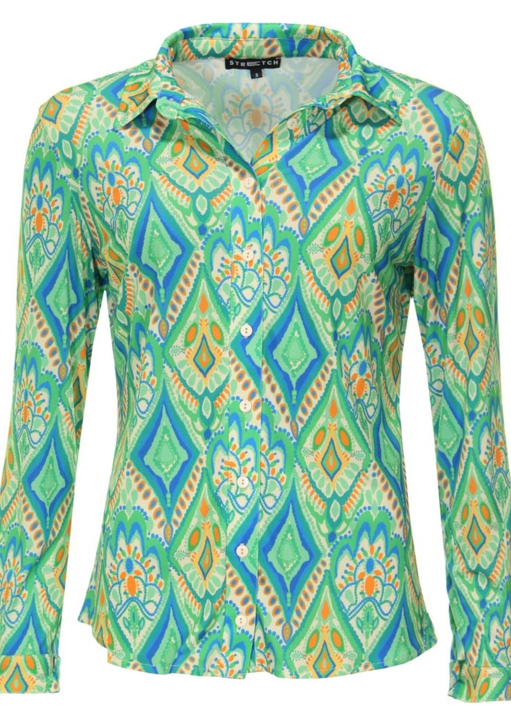 Stretch Blouse print Roos