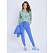 Stretch Blouse print Roos Stretch Blouse print Roos