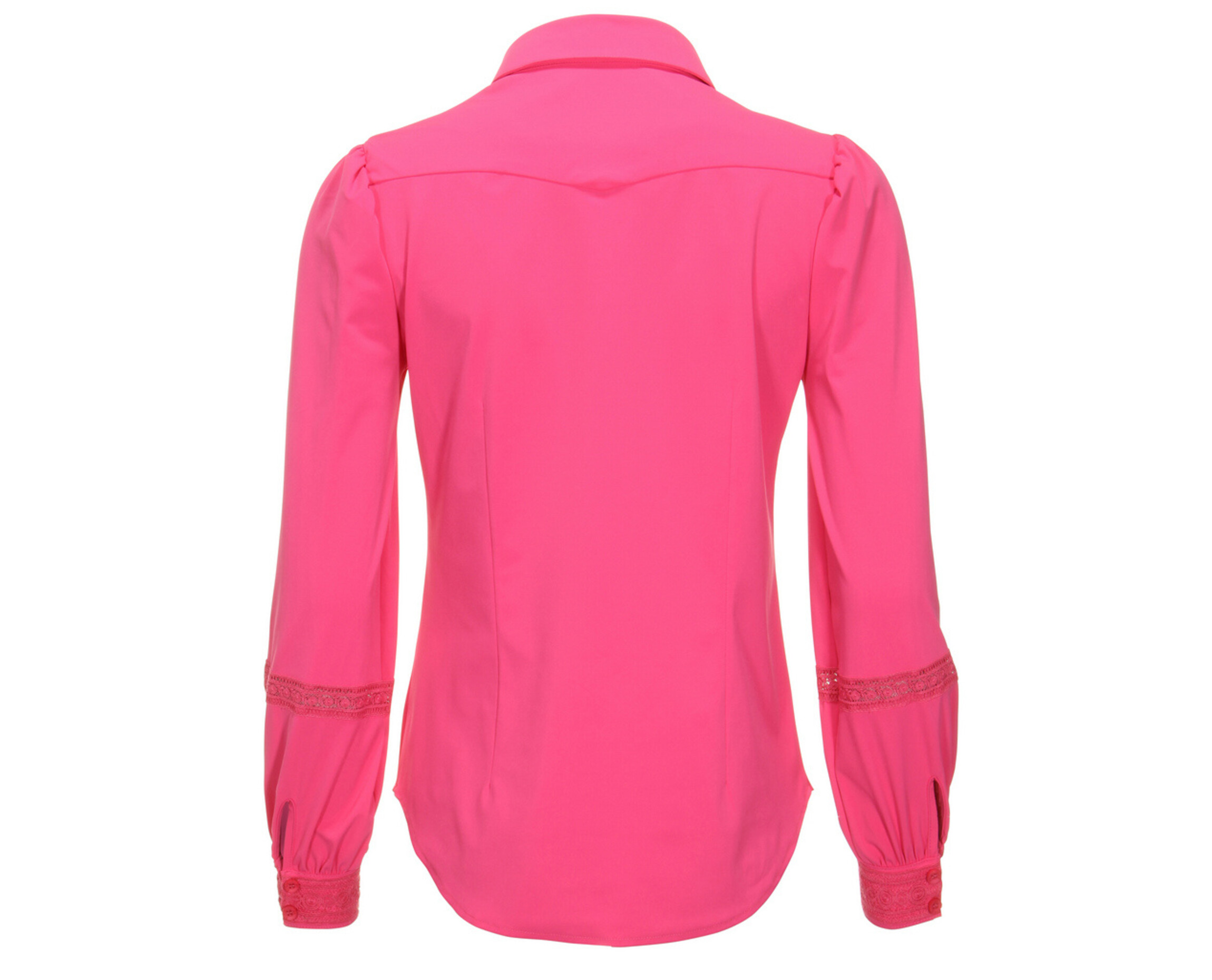 Travel blouse fuchsia 202200 - stretchshop.nl