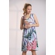 &Co woman Jurk lorena tropical light blue &Co woman Jurk lorena tropical light blue