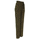 Mi Piace Travel broek flared deep depth print 202089 Mi Piace Travel broek flared deep depth print 202089