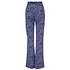 Mi Piace Travel broek flared cobalt leopard 202089 Mi Piace Travel broek flared cobalt leopard 202089