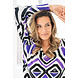 Zoso Blouse denise off white purple 234 Zoso Blouse denise off white purple 234