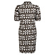 Zoso Travel jurk livas taupe black 234 Zoso Travel jurk livas taupe black 234