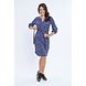 Mi Piace Travel jurk cobalt leopard 202325 Mi Piace Travel jurk cobalt leopard 202325