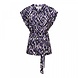 &Co woman warmer sahara random ikat purple ja116 &Co woman warmer sahara random ikat purple ja116