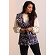 &Co woman warmer sahara random ikat purple ja116 &Co woman warmer sahara random ikat purple ja116
