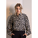 &Co woman Blouse apollo small ikat black bl268 &Co woman Blouse apollo small ikat black bl268