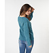 EsQualo Sweater cables v-neck galaxy blue 02700 EsQualo Sweater cables v-neck galaxy blue 02700