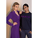 &Co woman Jurk lessy purple DR237 &Co woman Jurk lessy purple DR237