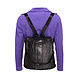 Stretch PU travel rugzak zwart Stretch PU travel rugzak zwart