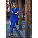Elvira Casuals Broek zara kobalt blue 23-014 Elvira Casuals Broek zara kobalt blue 23-014